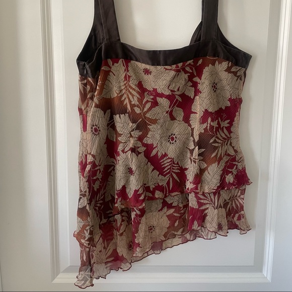 Nine West Silk Surplice Sleeveless Top 14 - Picture 5 of 10